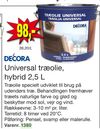 Universal træolie, hybrid 2,5 L