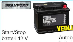 Start/Stop batteri 12 V