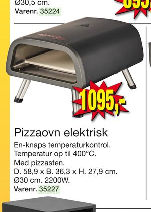 Pizzaovn elektrisk