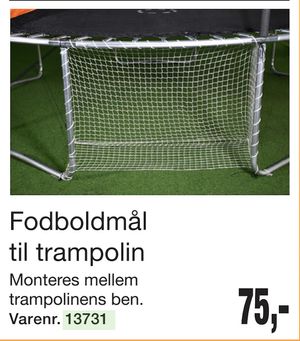 Fodboldmål til trampolin