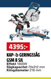 KAP- & GERINGSSÅG GSM 8 SJL