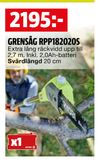 GRENSÅG RPP182020S
