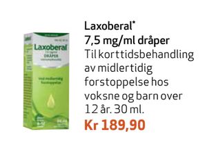 Laxoberal 7,5 mg/ml dråper
