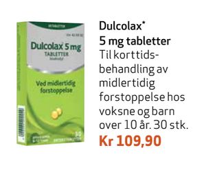 Dulcolax 5 mg tabletter