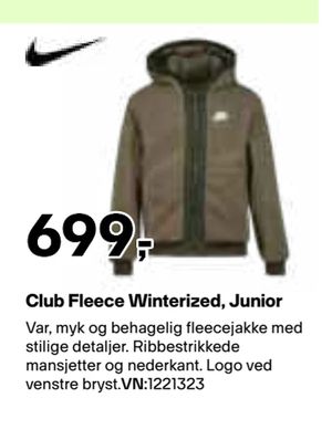 Club Fleece Winterized, Junior