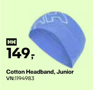 Cotton Headband, Junior
