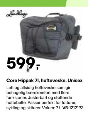 Core Hippak 7l, hofteveske, Unisex