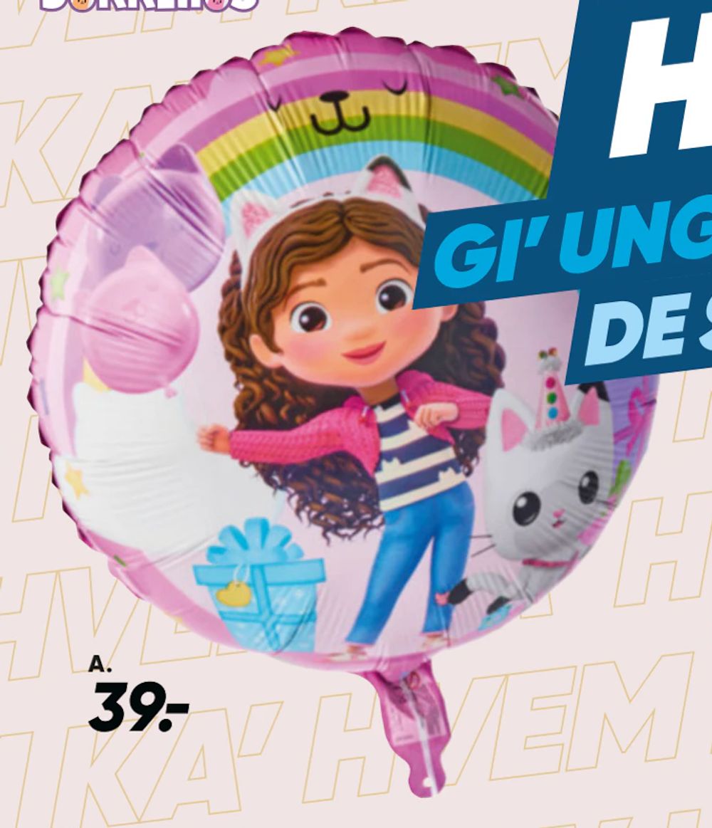 Tilbud på Folieballon fra Bilka til 39 kr.
