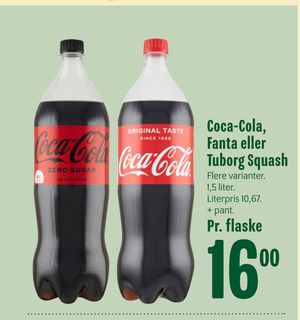 Coca-Cola, Fanta eller Tuborg Squash