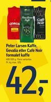 Peter Larsen Kaffe, Gevalia eller Café Noir formalet kaffe