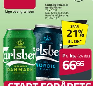 Carlsberg Pilsner el. Nordic Pilsner