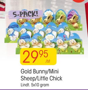 Gold Bunny/Mini Sheep/Little Chick
