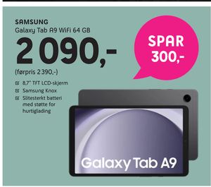 SAMSUNG Galaxy Tab A9 WiFi 64 GB