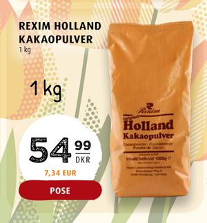REXIM HOLLAND KAKAOPULVER