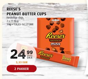 REESE’S PEANUT BUTTER CUPS