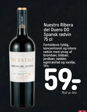 Nuestro Ribera del Duero DO Spansk rødvin 75 cl