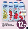 Yoggi yoghurt Pære/banan, jordbær, havens bær eller kirsebær 1 kg
