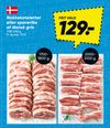 Nakkekoteletter eller spareribs af dansk gris