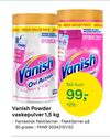 Vanish Powder vaskepulver 1,5 kg