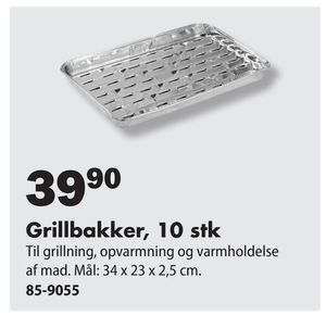 Grillbakker, 10 stk
