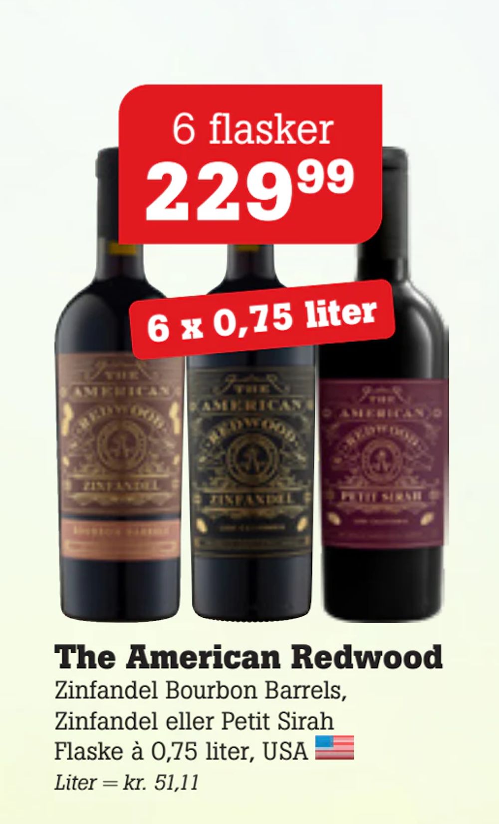 Tilbud på The American Redwood fra Poetzsch Padborg til 229,99 kr.