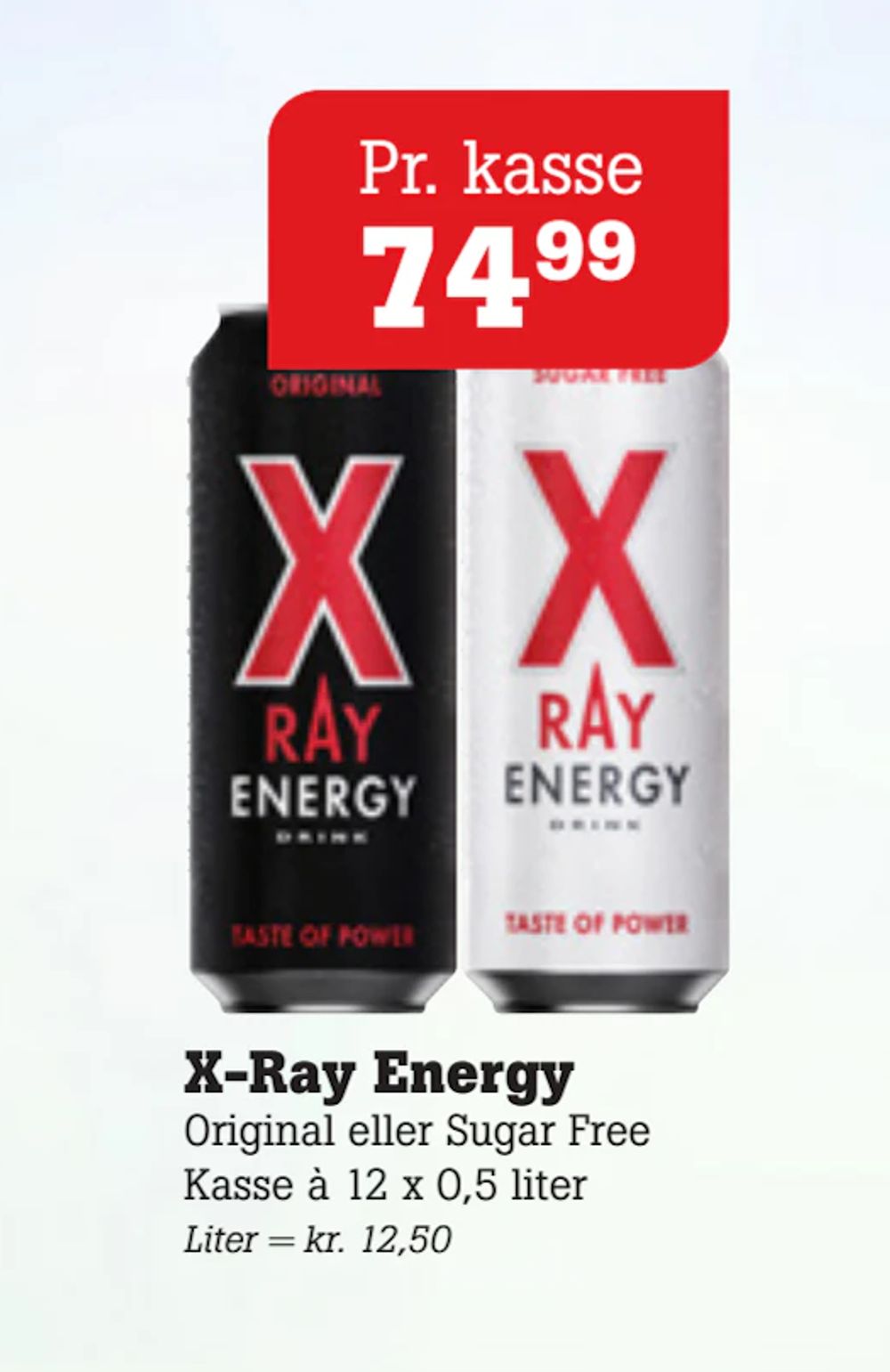 Tilbud på X-Ray Energy fra Poetzsch Padborg til 74,99 kr.