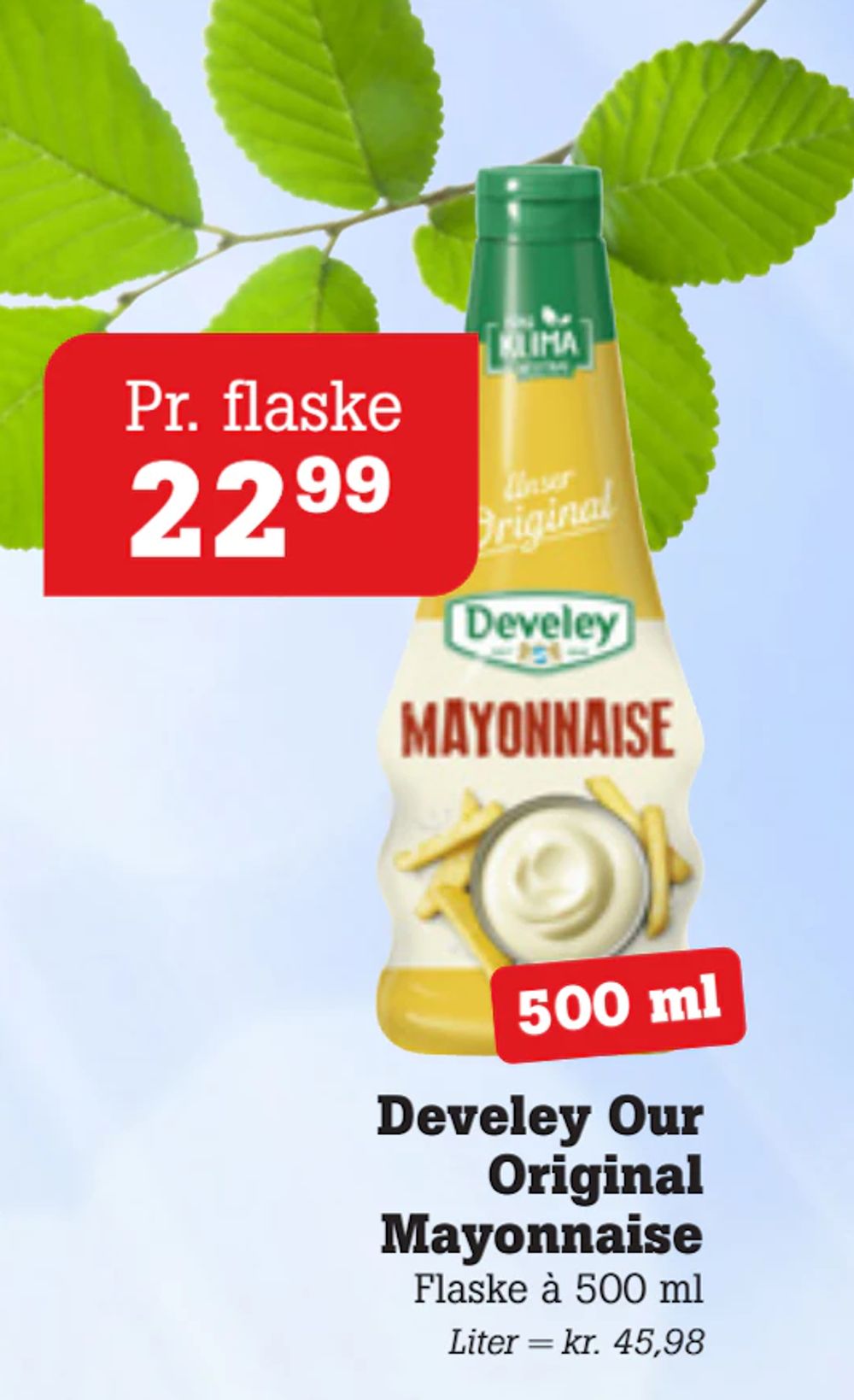 Tilbud på Develey Our Original Mayonnaise fra Poetzsch Padborg til 22,99 kr.