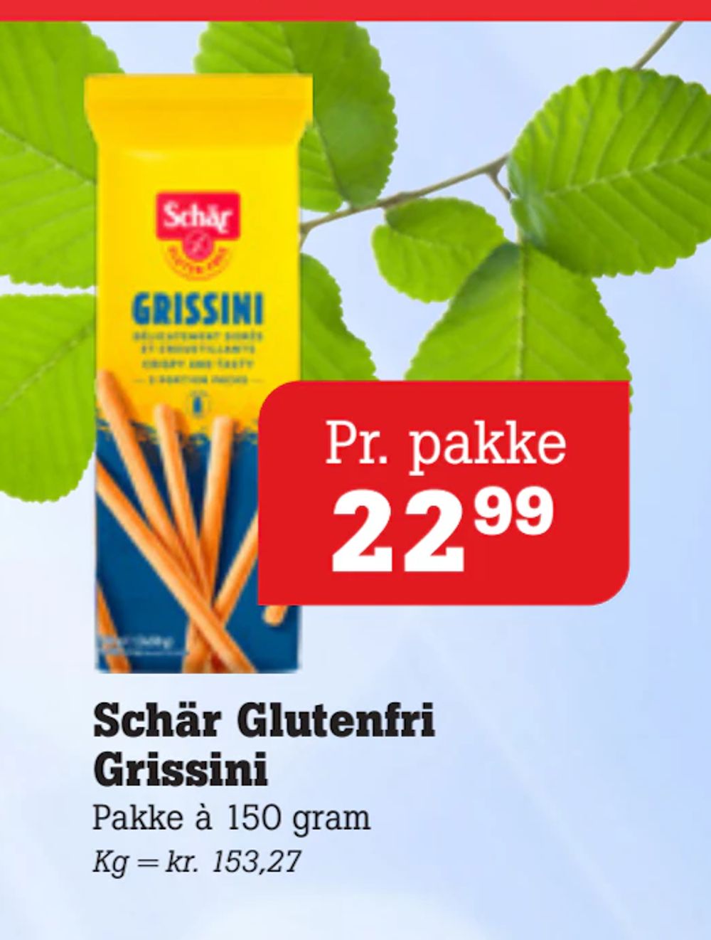 Tilbud på Schär Glutenfri Grissini fra Poetzsch Padborg til 22,99 kr.