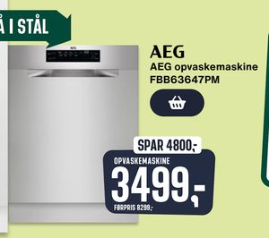 AEG opvaskemaskine FBB63647PM