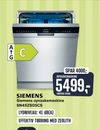 Siemens opvaskemaskine SN45ZS05CS