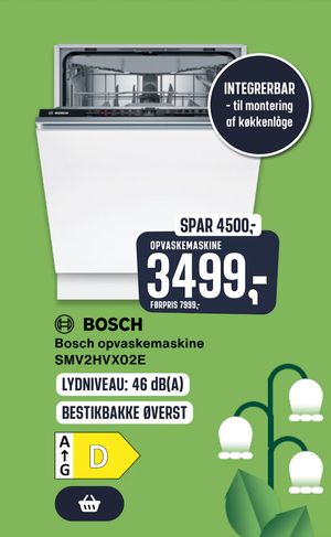 Bosch opvaskemaskine SMV2HVX02E