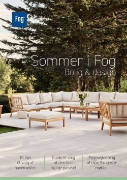 Fog Bolig & Designhus Fog Bolig & Design havemøbel katalog