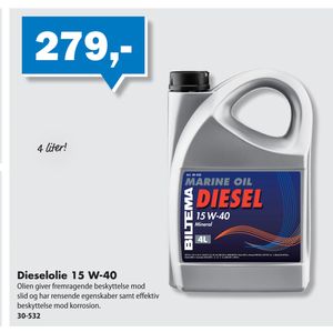 Dieselolie 15 W-40