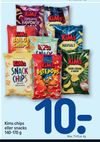Kims chips eller snacks 140-170 g