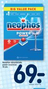 Neophos opvasketabs power essential 70 stk.