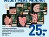 Frilandsgris koteletter, nakkekoteletter, skinkeschnitzler, skinkekød i tern, farserede porrer eller medister 250-400 g