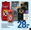 Grå Peter Larsen kaffe, Karat kaffe, instant eller L'OR kapsler 90-400 g/10 stk. Max. 311.11 pr. kg/2.80 pr. stk.