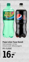 Pepsi eller Faxe Kondi