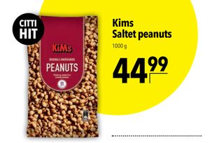Kims Saltet peanuts