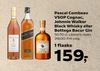 Pascal Combeau VSOP Cognac, Johnnie Walker Black Whisky eller Bottega Bacur Gin