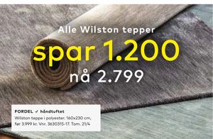 Wilston teppe i polyester. 160x230 cm