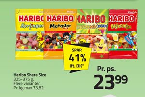Haribo Share Size