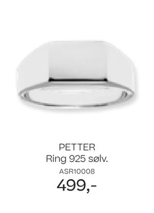 PETTER Ring 925 sølv