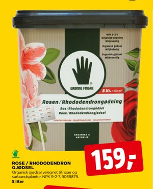 ROSE / RHODODENDRON GJØDSEL