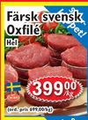 Färsk svensk Oxfilé