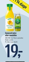 Innocent juice eller smoothie