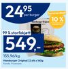 Hamburger Original 22 stk x 160g