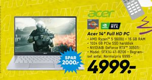 Acer 14” Full HD PC