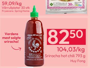 Sriracha hot chili 793 g
