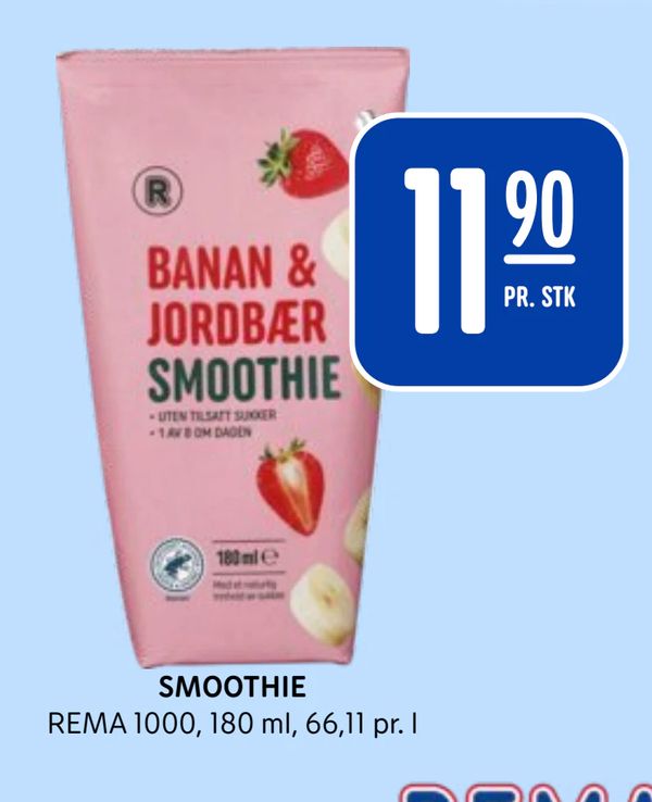 SMOOTHIE REMA 1000, 180 ml, 66,11 pr. l